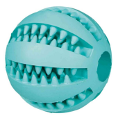 Дентална кучешка играчка Trixie Denta Fun ball топка от термопластична гума с аромат на мента 5 см